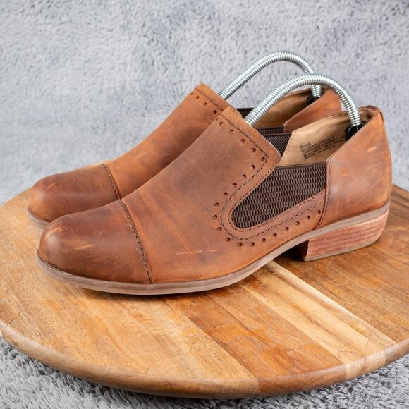 Kork-Ease Gertrude Brown Slip-On Shoes Size 9.5 M Boho Western Cowgirl Style - Picture 3 of 8